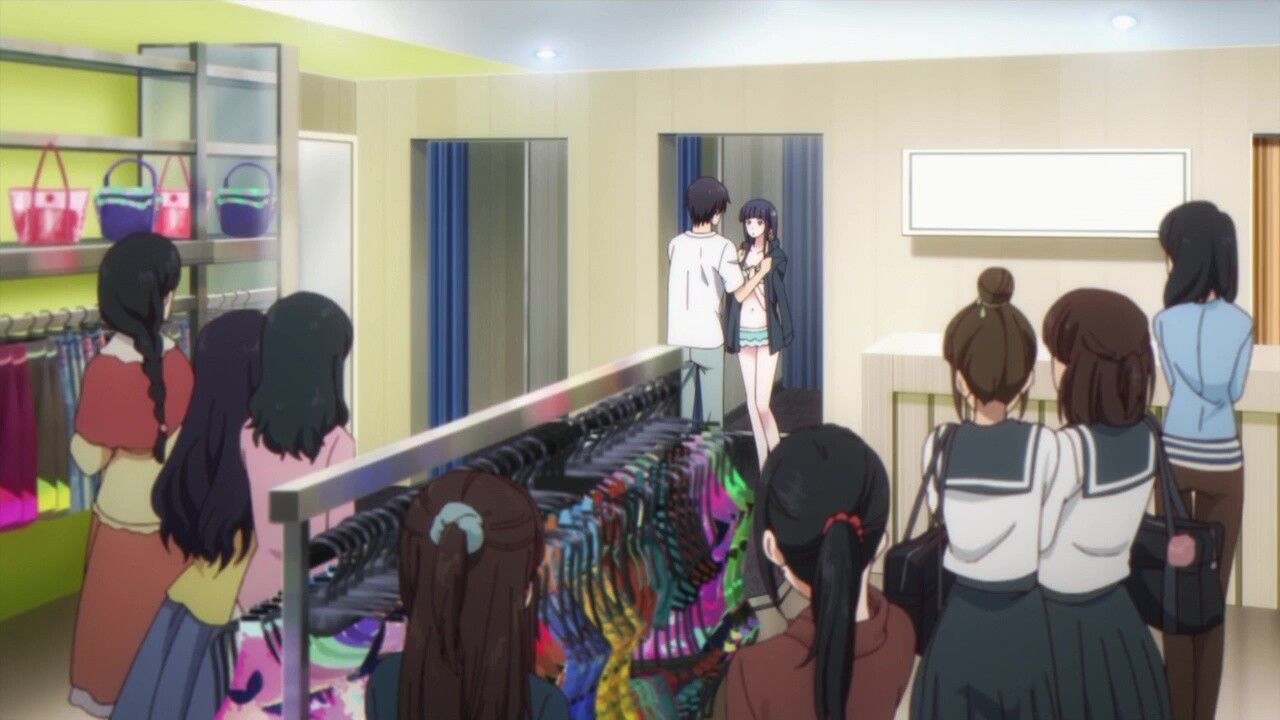 A scene where girls take off their erotic underwear and underwear in episode 1 of the anime "Magic High School Honor Student"! 30