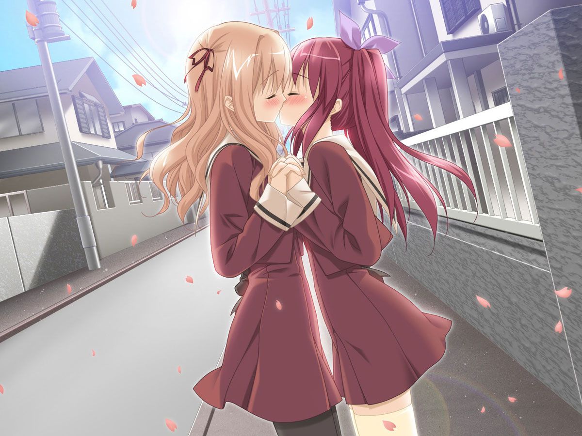 2D 48 images of girls kissing each other 1