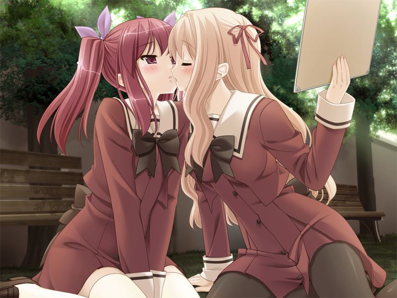 2D 48 images of girls kissing each other 23