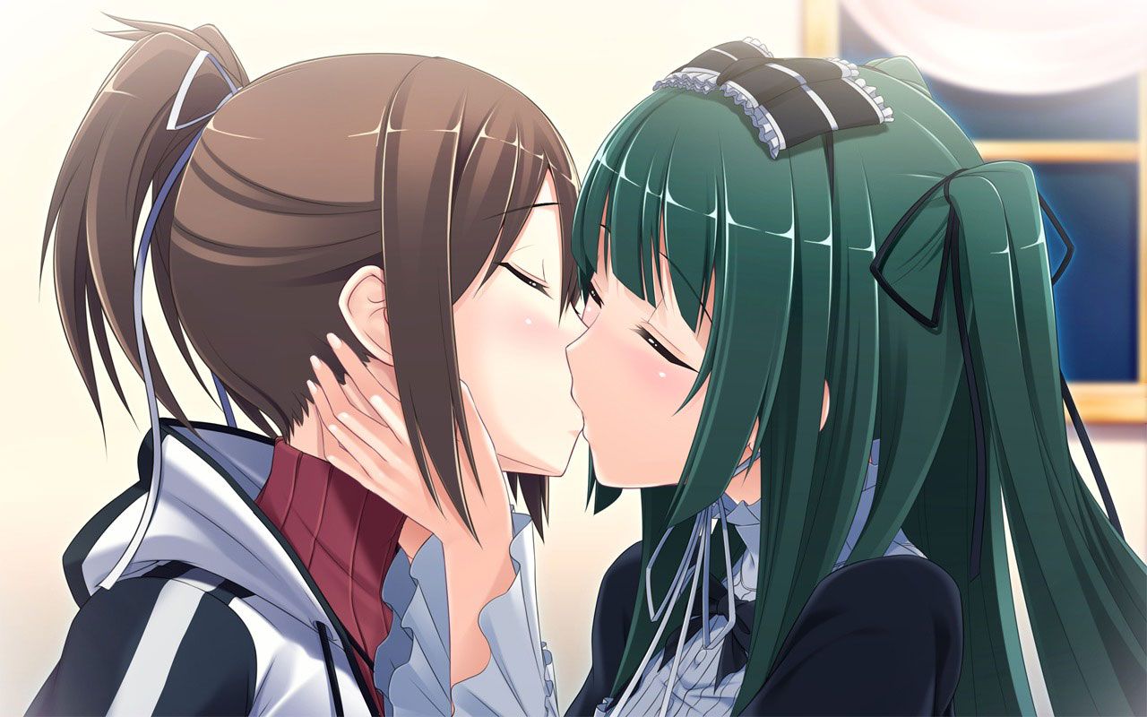 2D 48 images of girls kissing each other 35