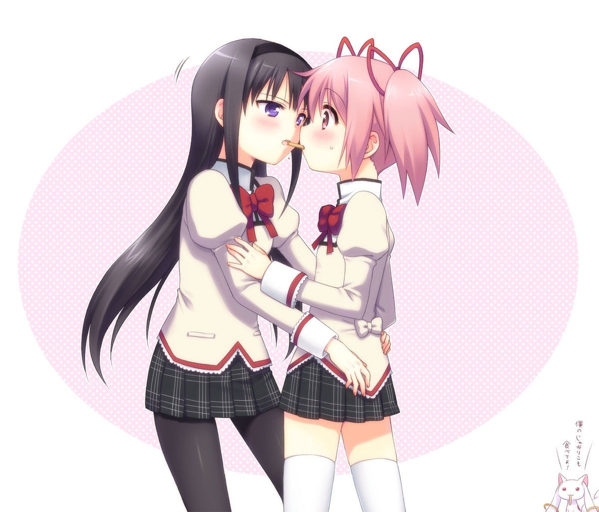 2D 48 images of girls kissing each other 38