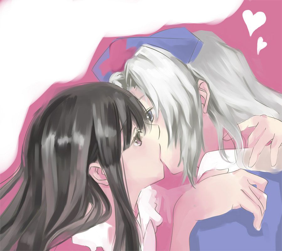 2D 48 images of girls kissing each other 46