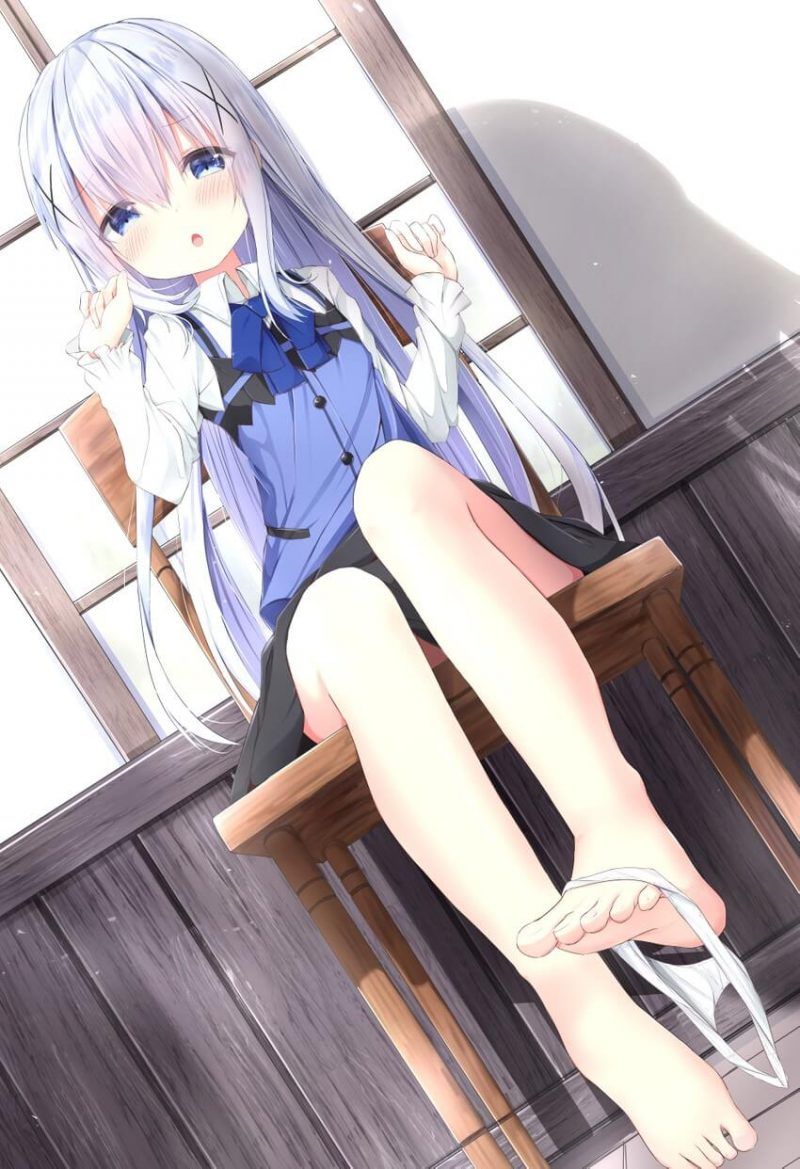 【Secondary erotic】 Here is the erotic image of girls whose pants are stuck on one leg 3