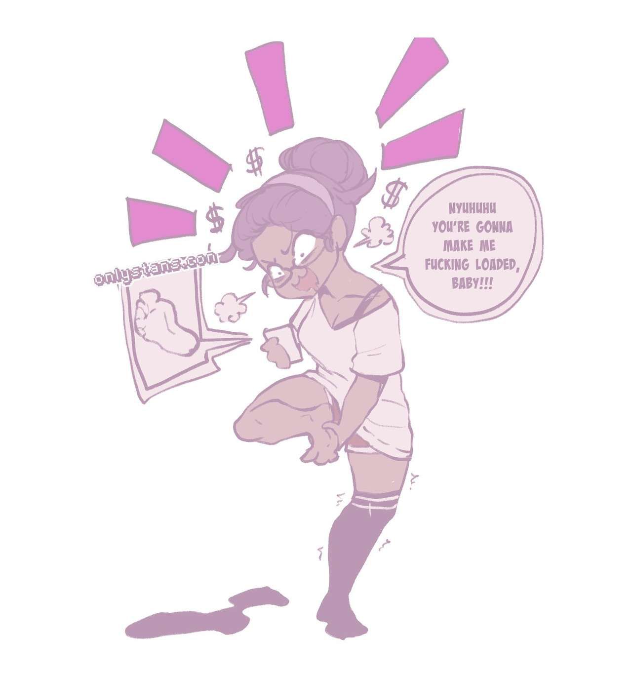 [ThiccwithaQ / Nyantcha] Tsona - Struggling Artist (English) 26