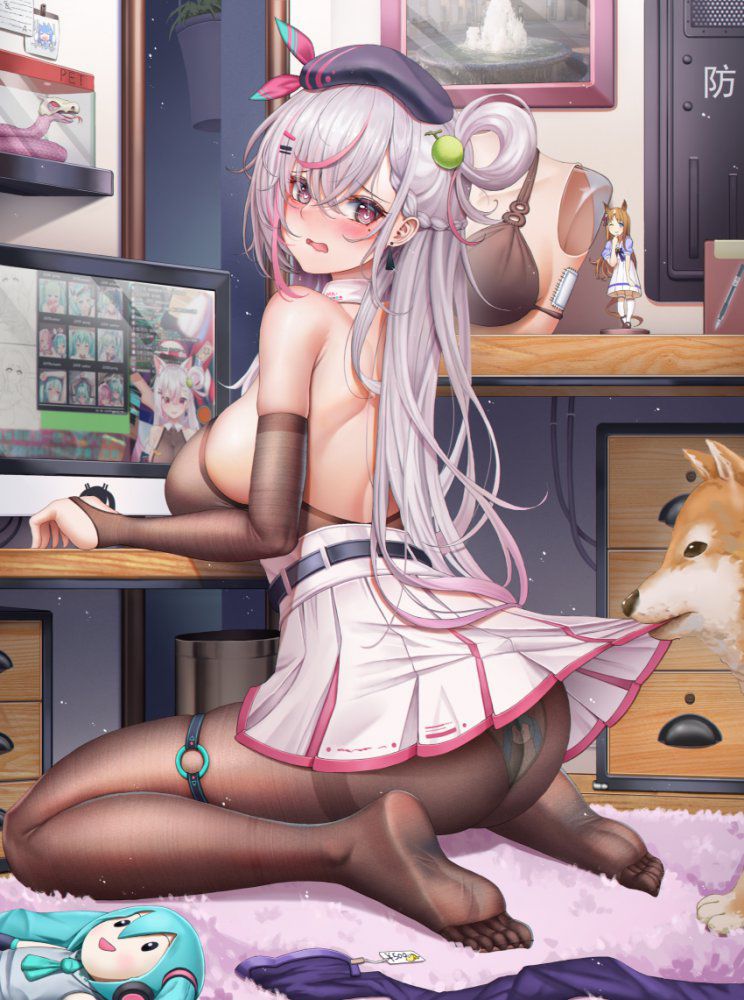 【Secondary】Images of Silver-Haired and Gray-Haired Women Part 37 14