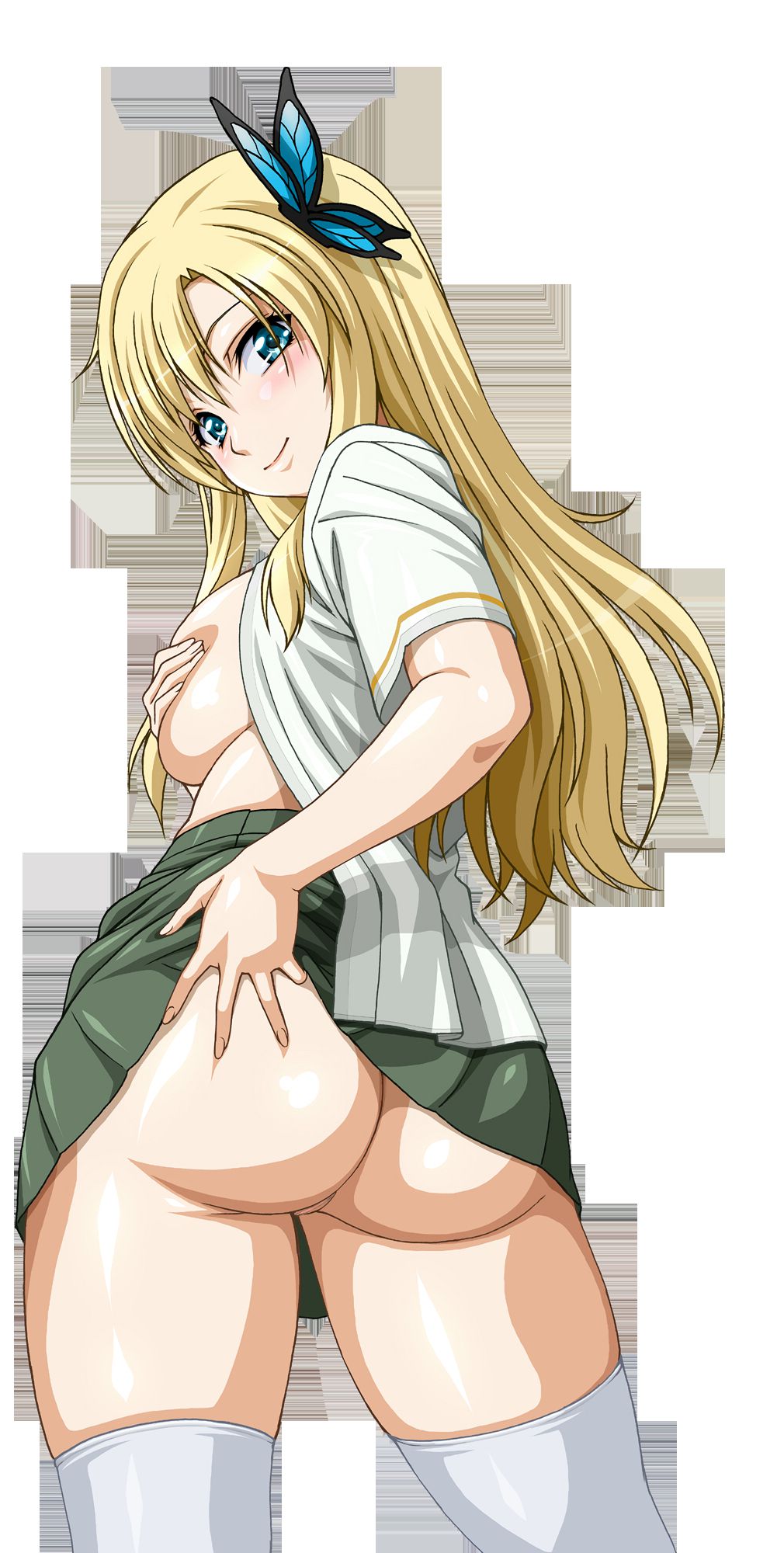 [Erocora character material] PNG background transparent erotic image such as anime character Part 378 13