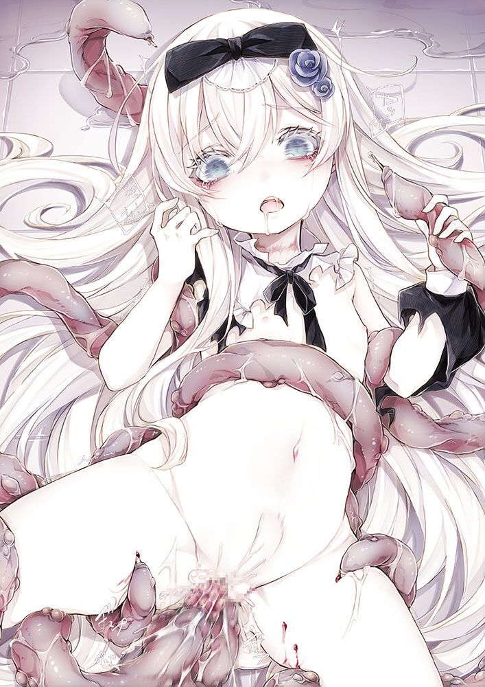 Intense selection 164 sheets Secondary erotic image that can be nun of Loli beautiful girl who is being in tentacles 86