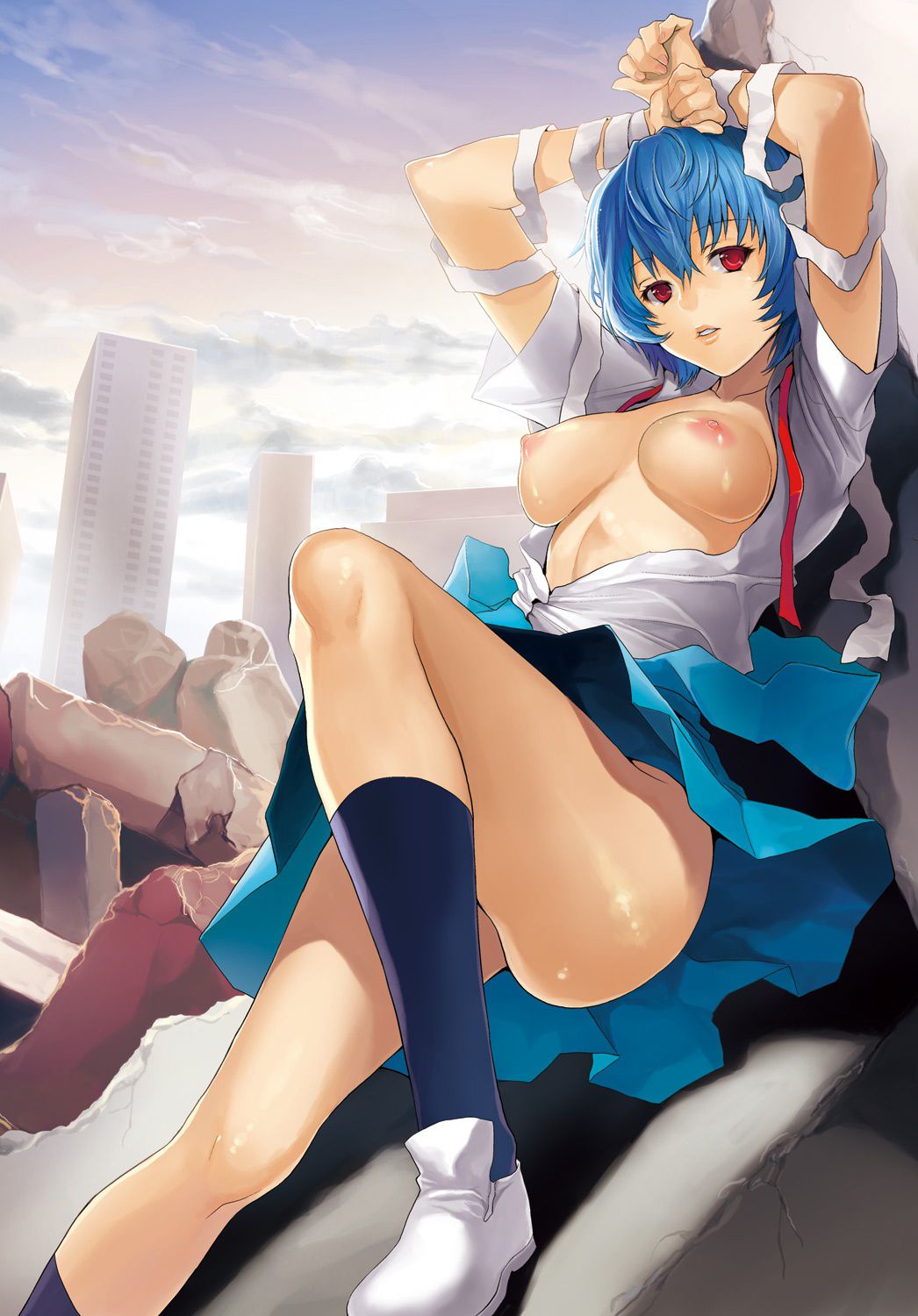 【Secondary Erotic】 Evangelion Ayanami Rei Erotic Image Summary [30 Photos] 13