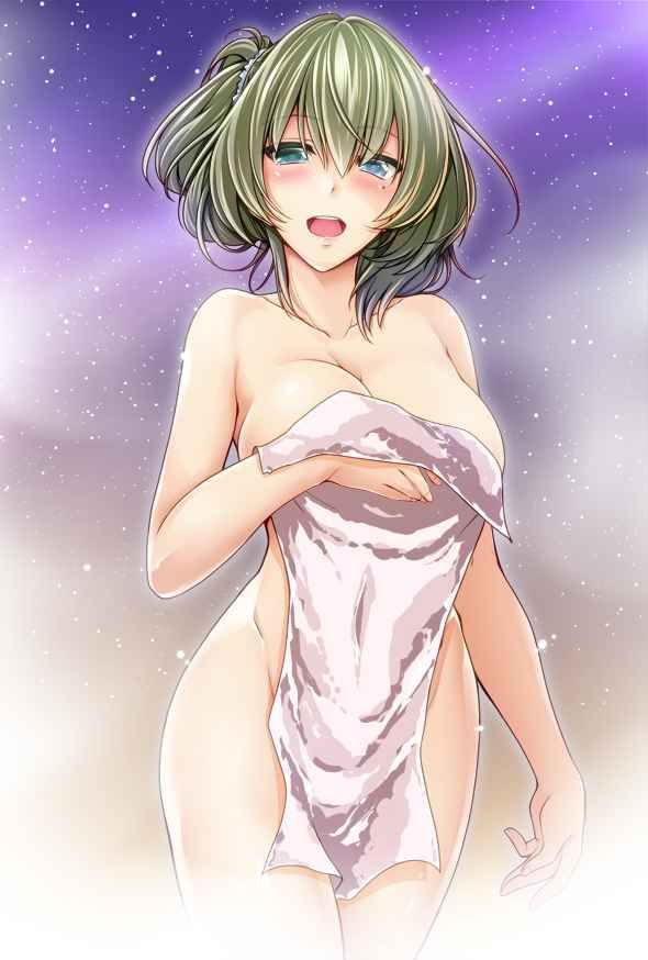 Erotic anime summary beautiful girls of a beautiful figure with a bath towel [40 sheets] 11