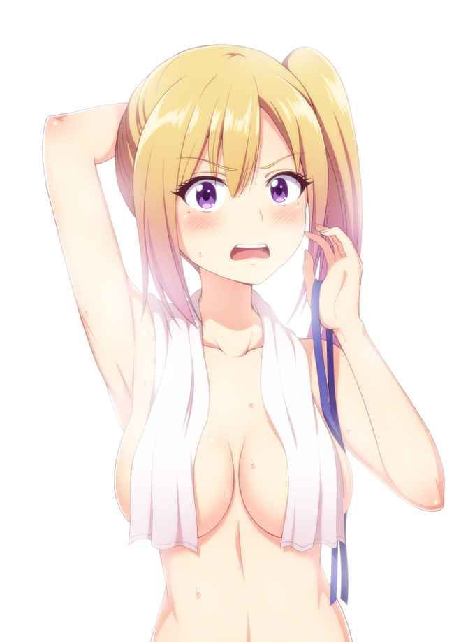 Erotic anime summary beautiful girls of a beautiful figure with a bath towel [40 sheets] 18