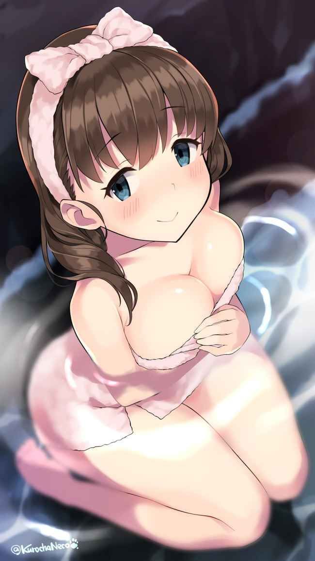 Erotic anime summary beautiful girls of a beautiful figure with a bath towel [40 sheets] 23