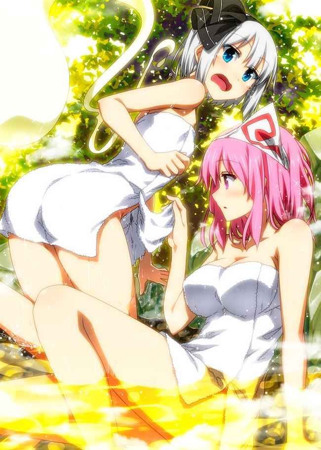 Erotic anime summary beautiful girls of a beautiful figure with a bath towel [40 sheets] 34