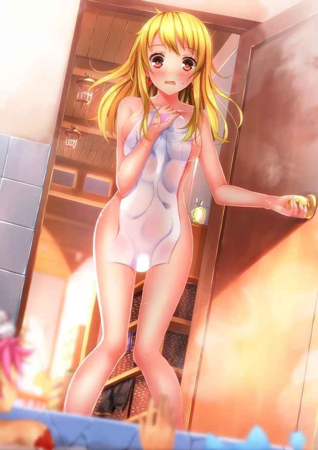 Erotic anime summary beautiful girls of a beautiful figure with a bath towel [40 sheets] 7