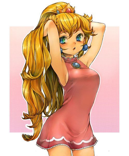 Peach Princess's erotic secondary erotic images are full of boobs! 【Super Mario】 9