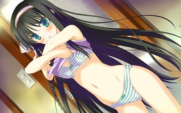 Erotic anime summary Erotic images of beautiful girls who are showing their by raising their jackets [50 photos] 4