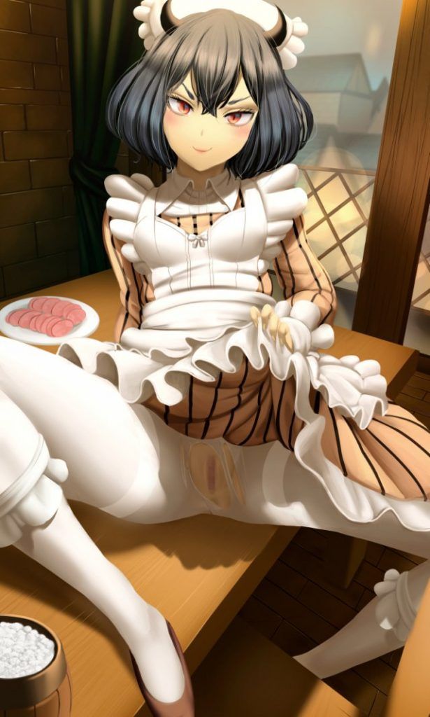 【Secondary】Naughty image of a cute girl with maid's mechashiko 11