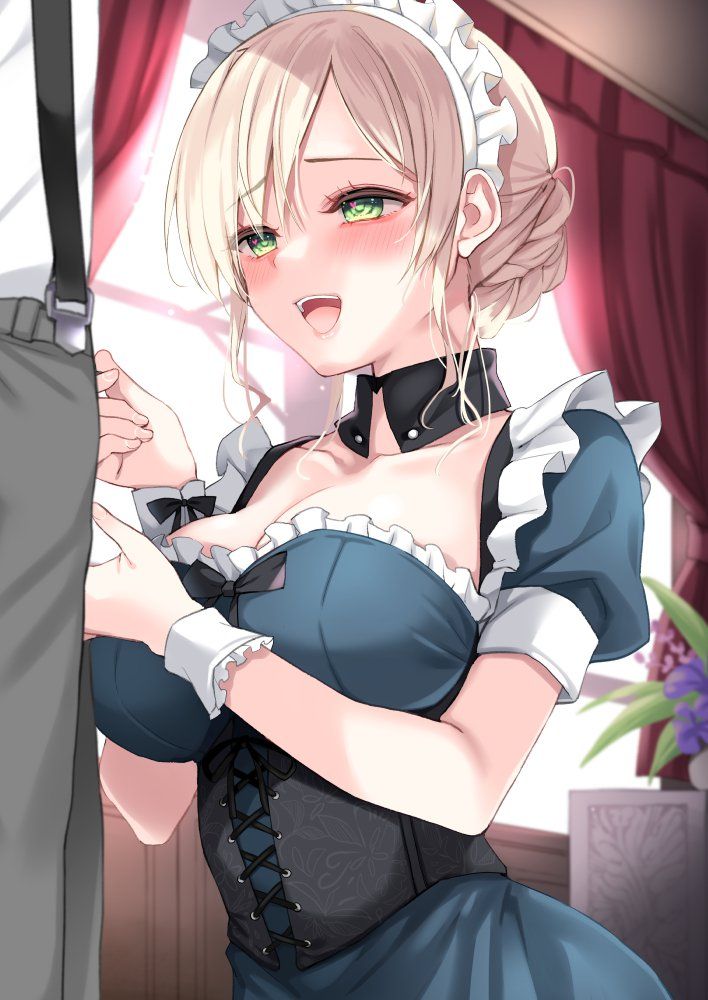 【Secondary】Naughty image of a cute girl with maid's mechashiko 6