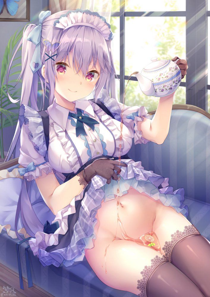 【Secondary】Naughty image of a cute girl with maid's mechashiko 7