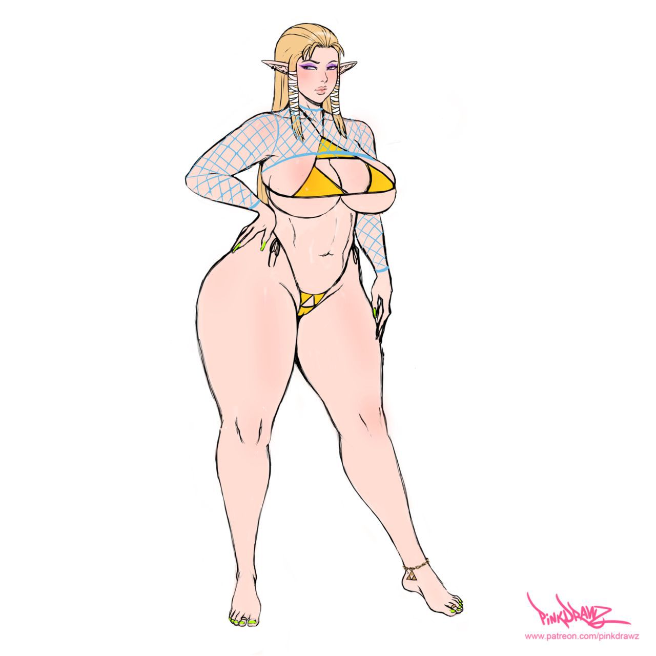 [pinkdrawz] Triforce Bikini (The Legend of Zelda) 13