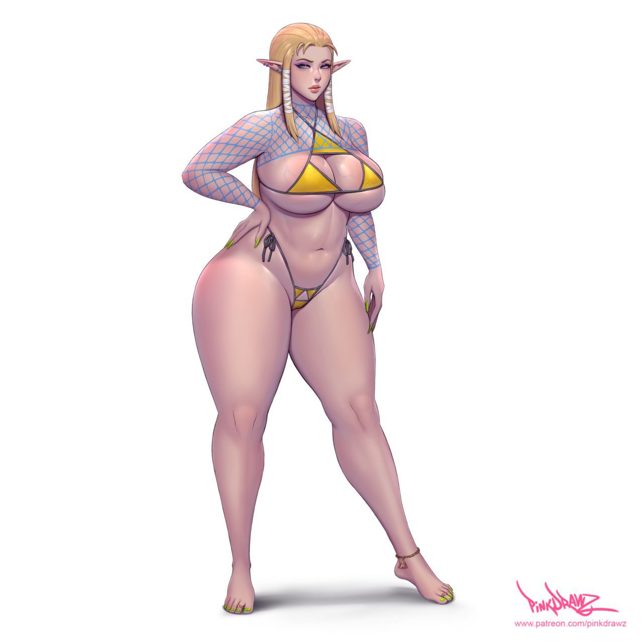 [pinkdrawz] Triforce Bikini (The Legend of Zelda) 7