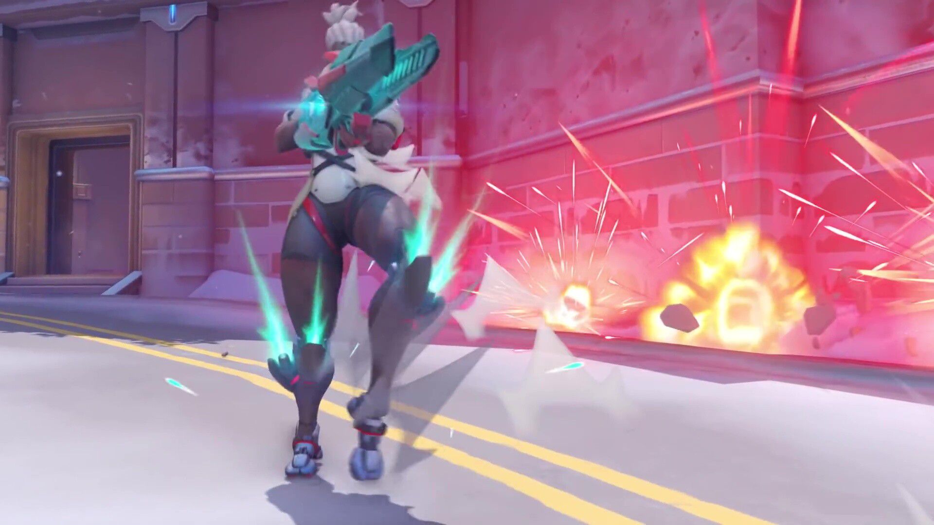 "Sojoan", a new character with a powerful rocket-equipped thigh with a whip whip of the Overwatch 2 machine 16