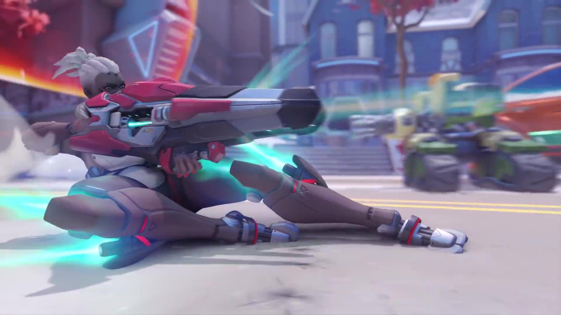 "Sojoan", a new character with a powerful rocket-equipped thigh with a whip whip of the Overwatch 2 machine 19