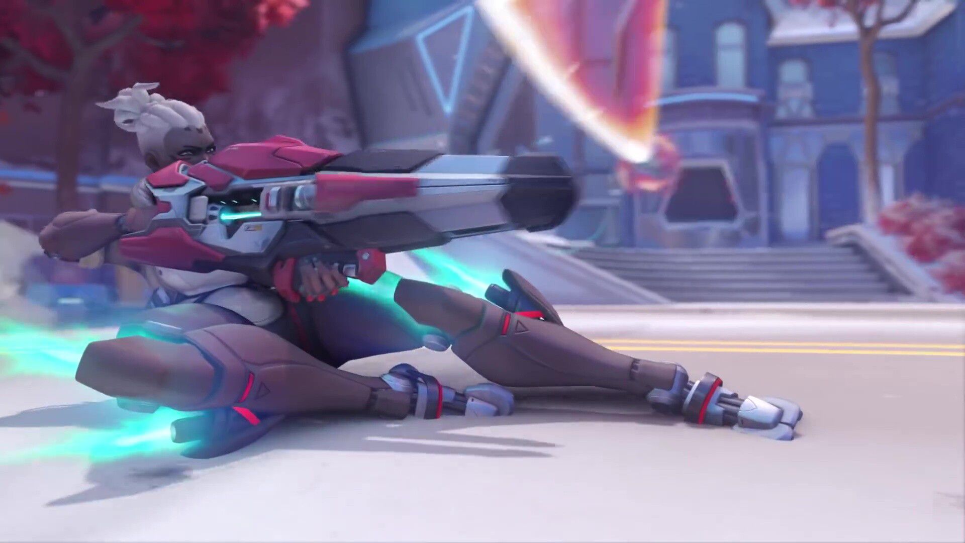 "Sojoan", a new character with a powerful rocket-equipped thigh with a whip whip of the Overwatch 2 machine 4