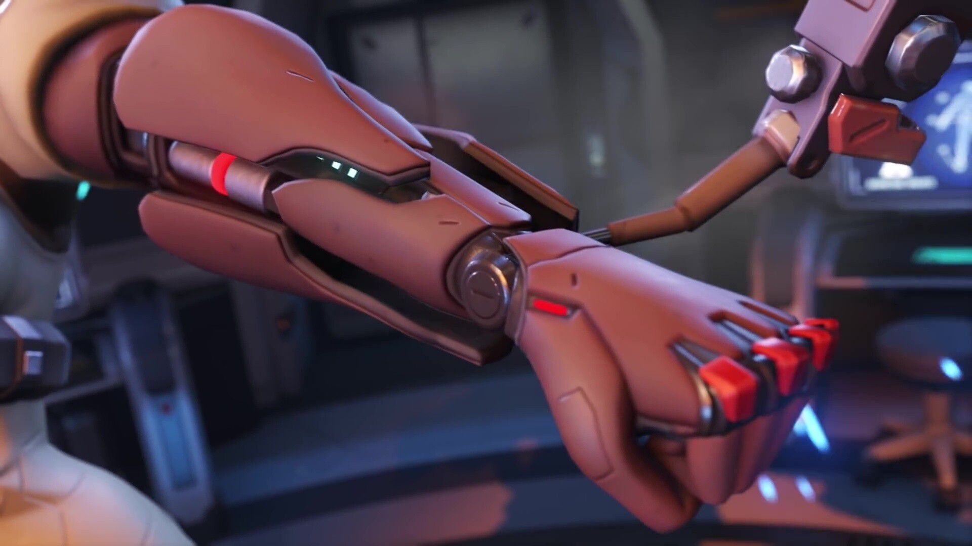 "Sojoan", a new character with a powerful rocket-equipped thigh with a whip whip of the Overwatch 2 machine 7
