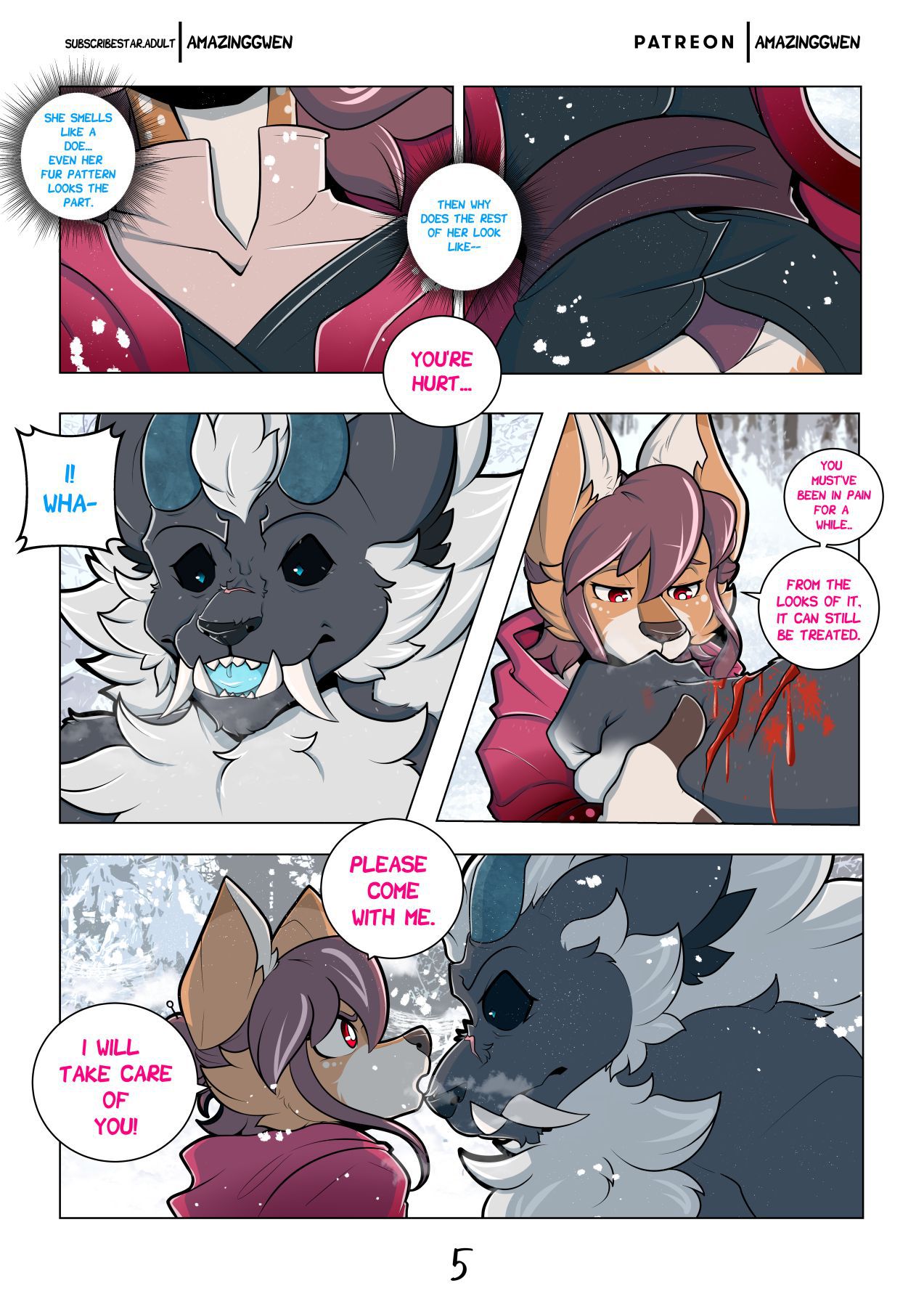 [Amazinggwen] Red Blossom & Winter Snow [English] [Ongoing] 6