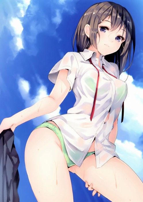 【Secondary erotic】 Here is the erotic image of a girl whose underwear looks faint or bold 1