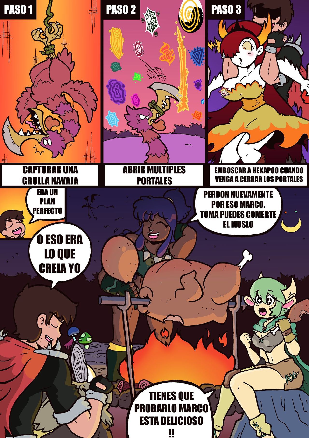 [Malandra Parodias] Harem Neverzone World (Español) 8