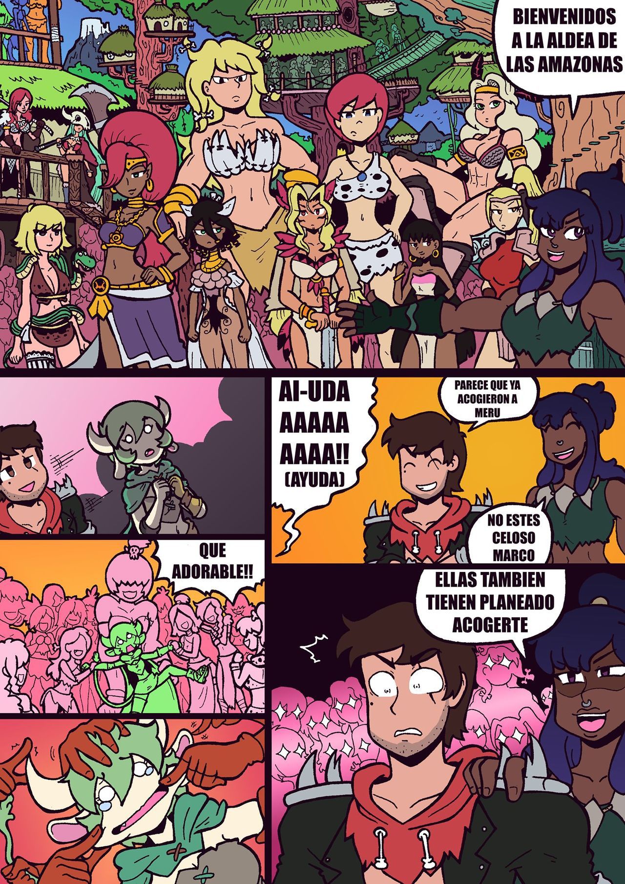 [Malandra Parodias] Harem Neverzone World (Español) 9