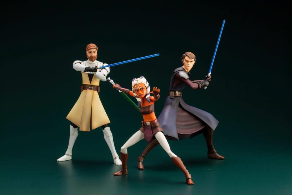 Star Wars: The Clone Wars ArtFX+ Anakin Skywalker Statue (With Ahsoka Tano Piece) [bigbadtoystore.com] Star Wars: The Clone Wars ArtFX+ Anakin Skywalker Statue (With Ahsoka Tano Piece) 15