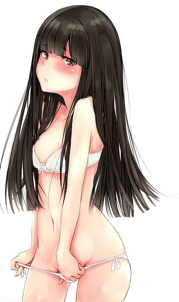 Why is a black hair neat girl so attractive ...【30 sheets】 1