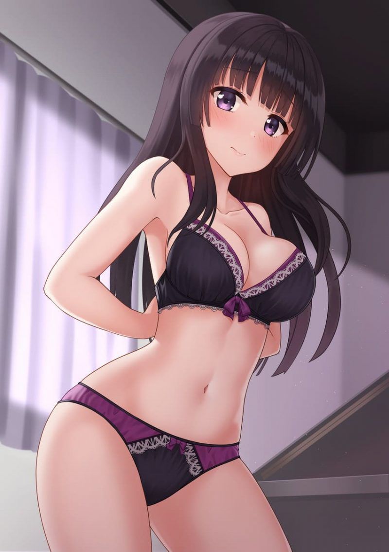 Why is a black hair neat girl so attractive ...【30 sheets】 8