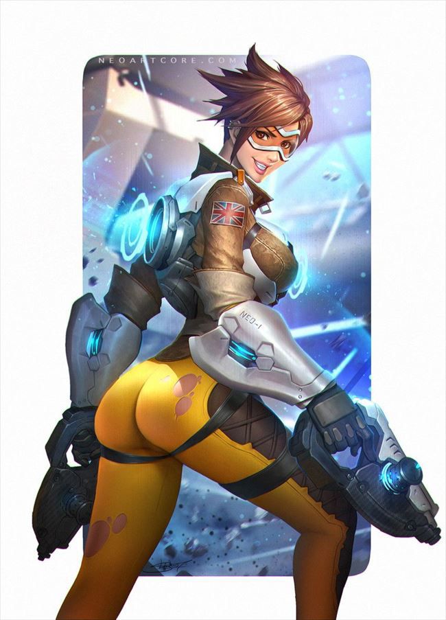 【Erotic image】 Overwatch tracer and H like cartoons without Nuki secondary erotic image 17