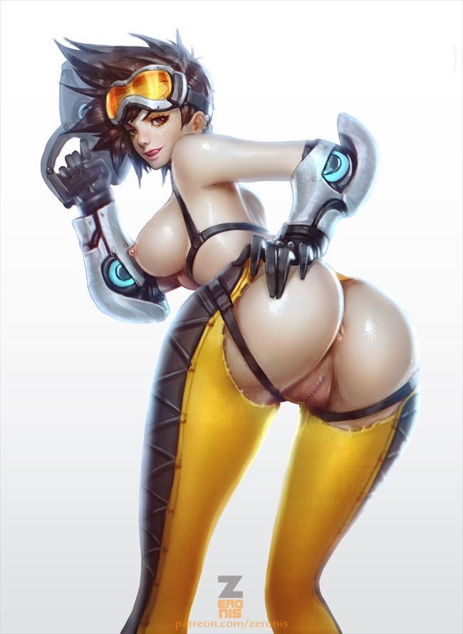 【Erotic image】 Overwatch tracer and H like cartoons without Nuki secondary erotic image 5