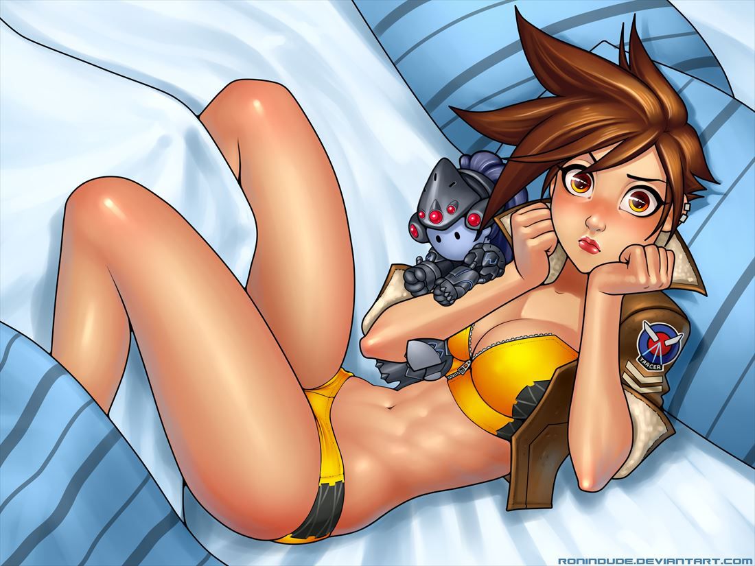【Erotic image】 Overwatch tracer and H like cartoons without Nuki secondary erotic image 7