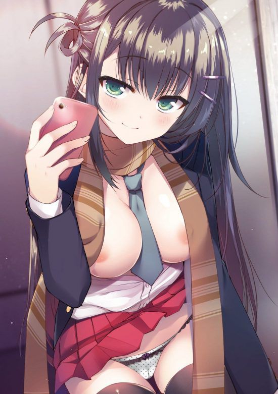 【Secondary erotic】 Here is an erotic image of a girl who takes a selfie of her figure and makes it onaneta 15