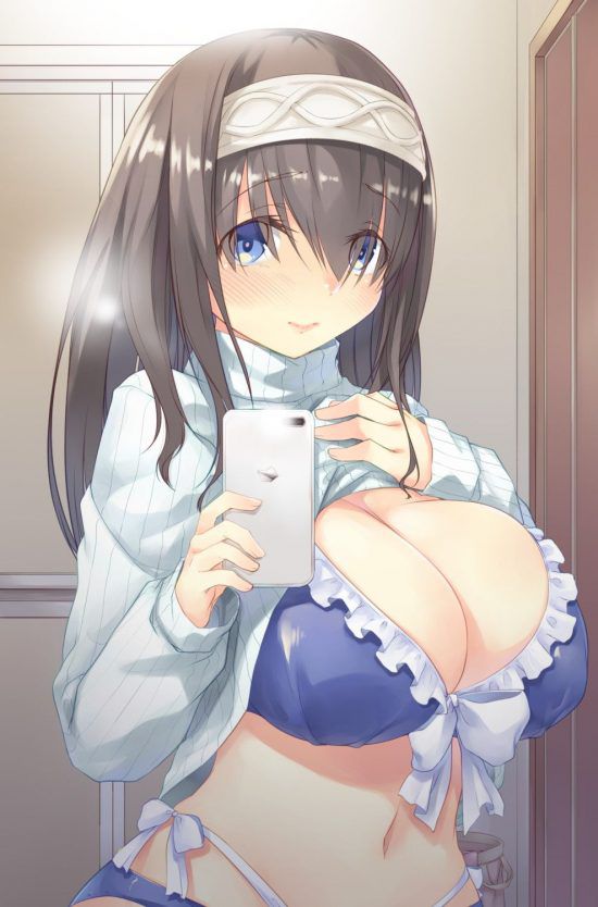 【Secondary erotic】 Here is an erotic image of a girl who takes a selfie of her figure and makes it onaneta 19