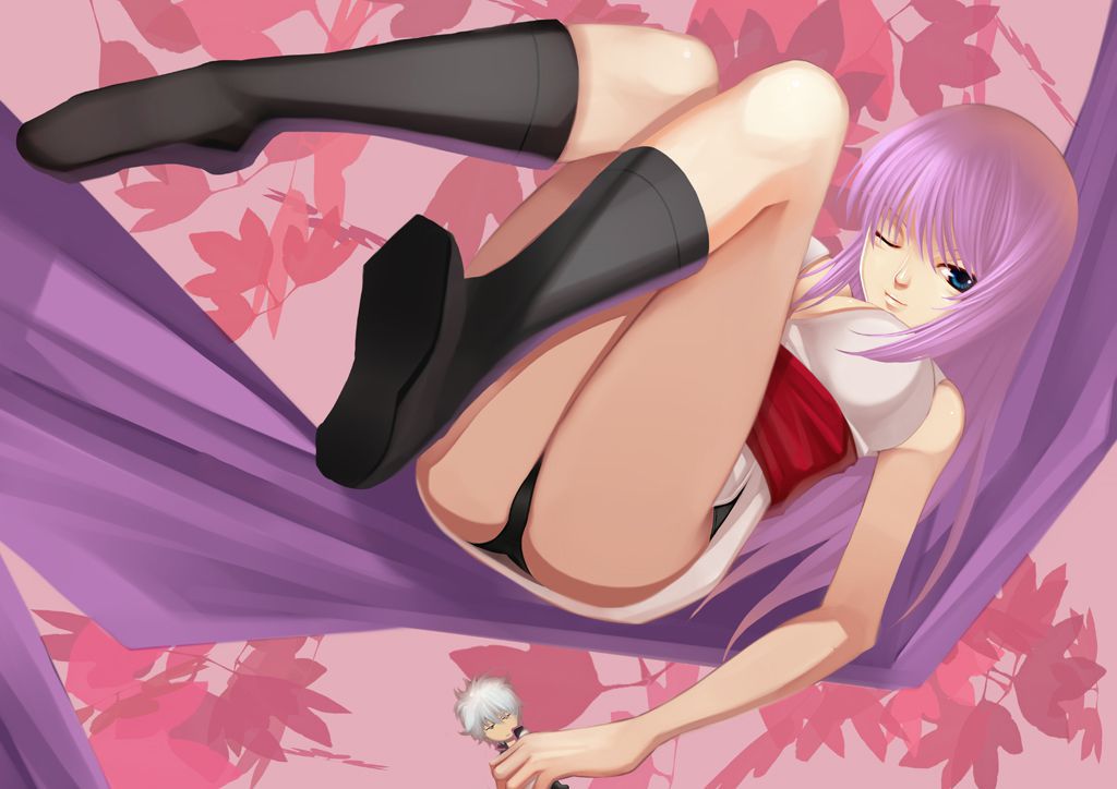 Erotic images of sexy poses desperate for monkey flight Ayame's trouble! 【Gintama】 17
