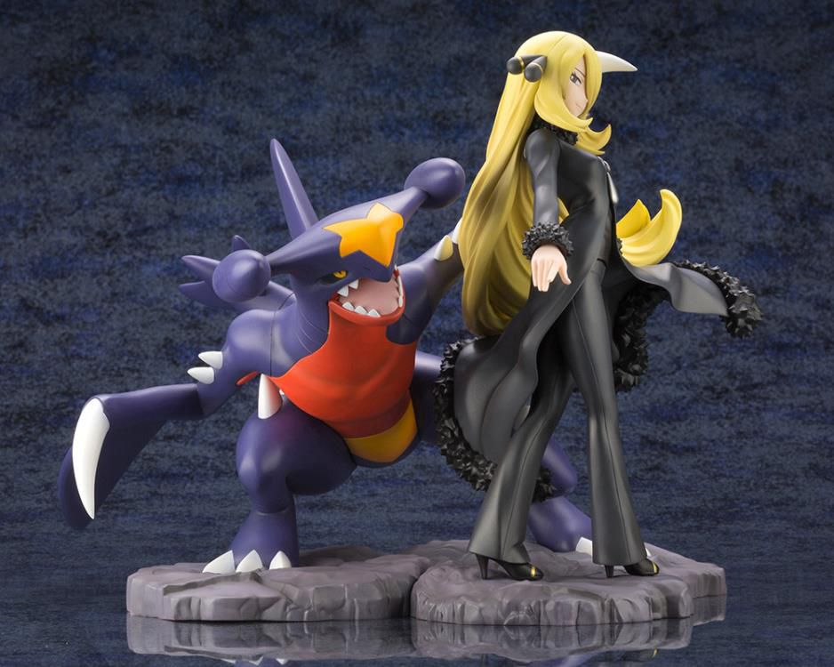 Pokemon ArtFX J Cynthia With Garchomp Statue [bigbadtoystore.com] Pokemon ArtFX J Cynthia With Garchomp Statue 3