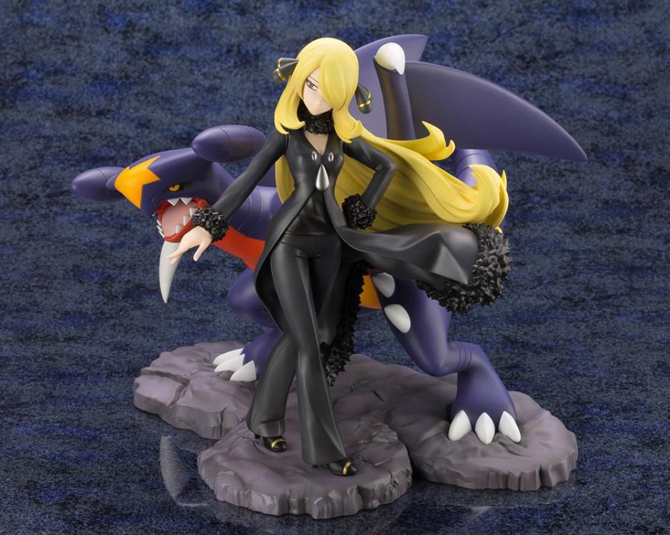 Pokemon ArtFX J Cynthia With Garchomp Statue [bigbadtoystore.com] Pokemon ArtFX J Cynthia With Garchomp Statue 6