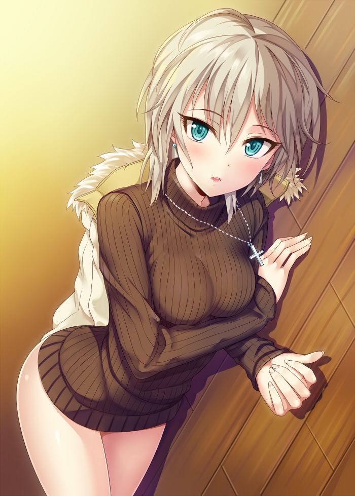 【Secondary erotic】 Here is an erotic image of a girl who only sweaters naked who wants to have sex as it is 29