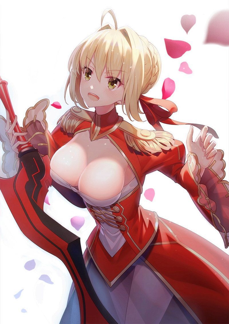 Nero Cloudis? Isn't it Saber? But it's okay to be blunt, but it's a two-dimensional erotic image of a girl 131