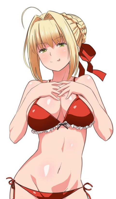 Nero Cloudis? Isn't it Saber? But it's okay to be blunt, but it's a two-dimensional erotic image of a girl 138