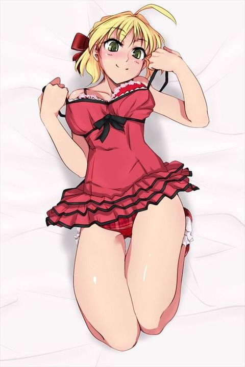 Nero Cloudis? Isn't it Saber? But it's okay to be blunt, but it's a two-dimensional erotic image of a girl 141