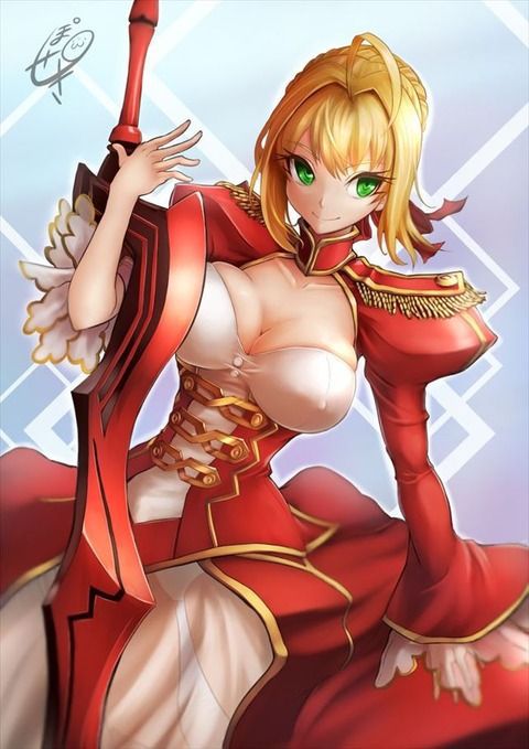 Nero Cloudis? Isn't it Saber? But it's okay to be blunt, but it's a two-dimensional erotic image of a girl 146