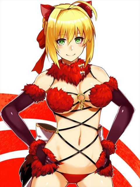 Nero Cloudis? Isn't it Saber? But it's okay to be blunt, but it's a two-dimensional erotic image of a girl 149