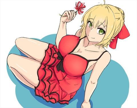 Nero Cloudis? Isn't it Saber? But it's okay to be blunt, but it's a two-dimensional erotic image of a girl 176